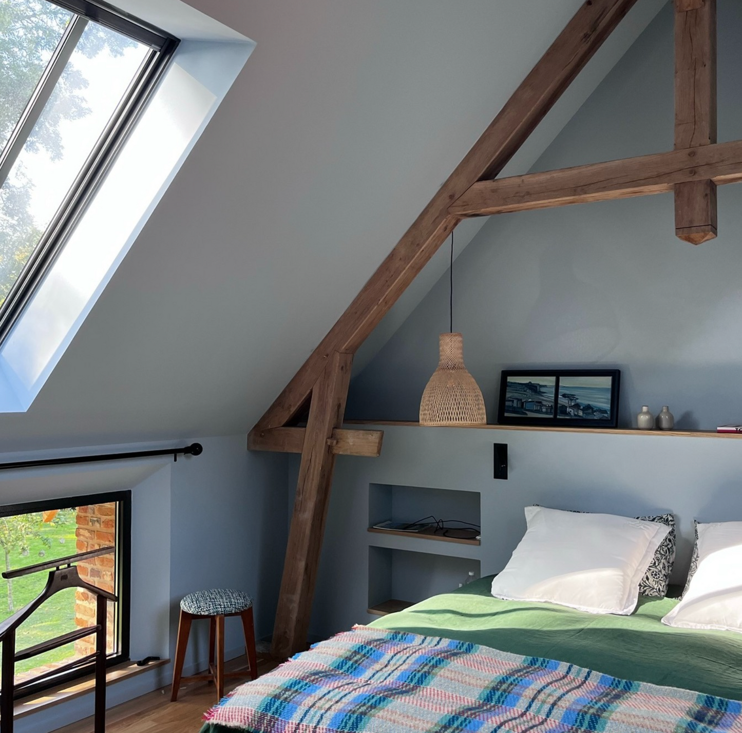 Construction d'une extension en briques de Saint-Jean près de Saint-Valéry-en-Caux