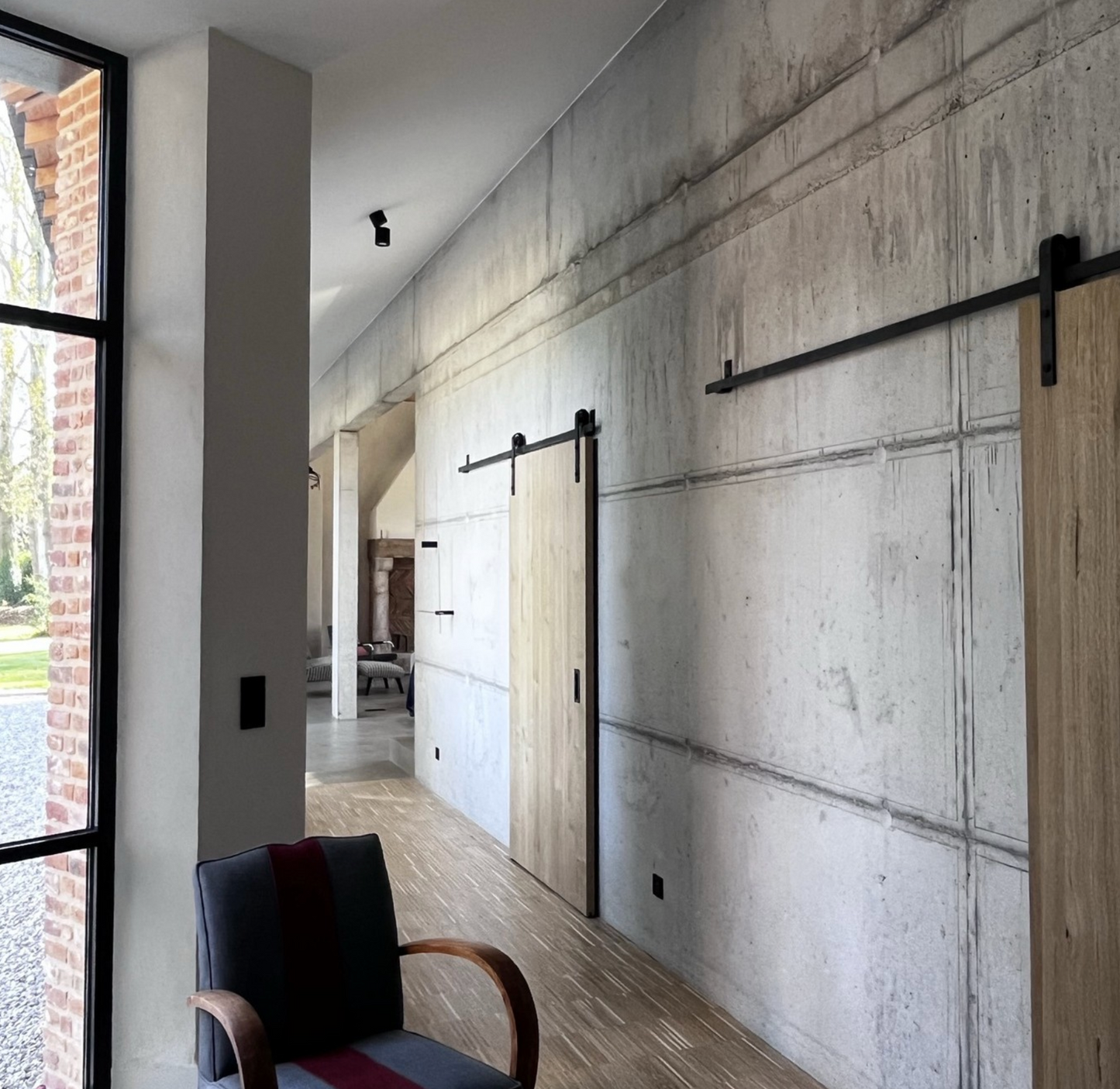 Construction d'une extension en briques de Saint-Jean près de Saint-Valéry-en-Caux