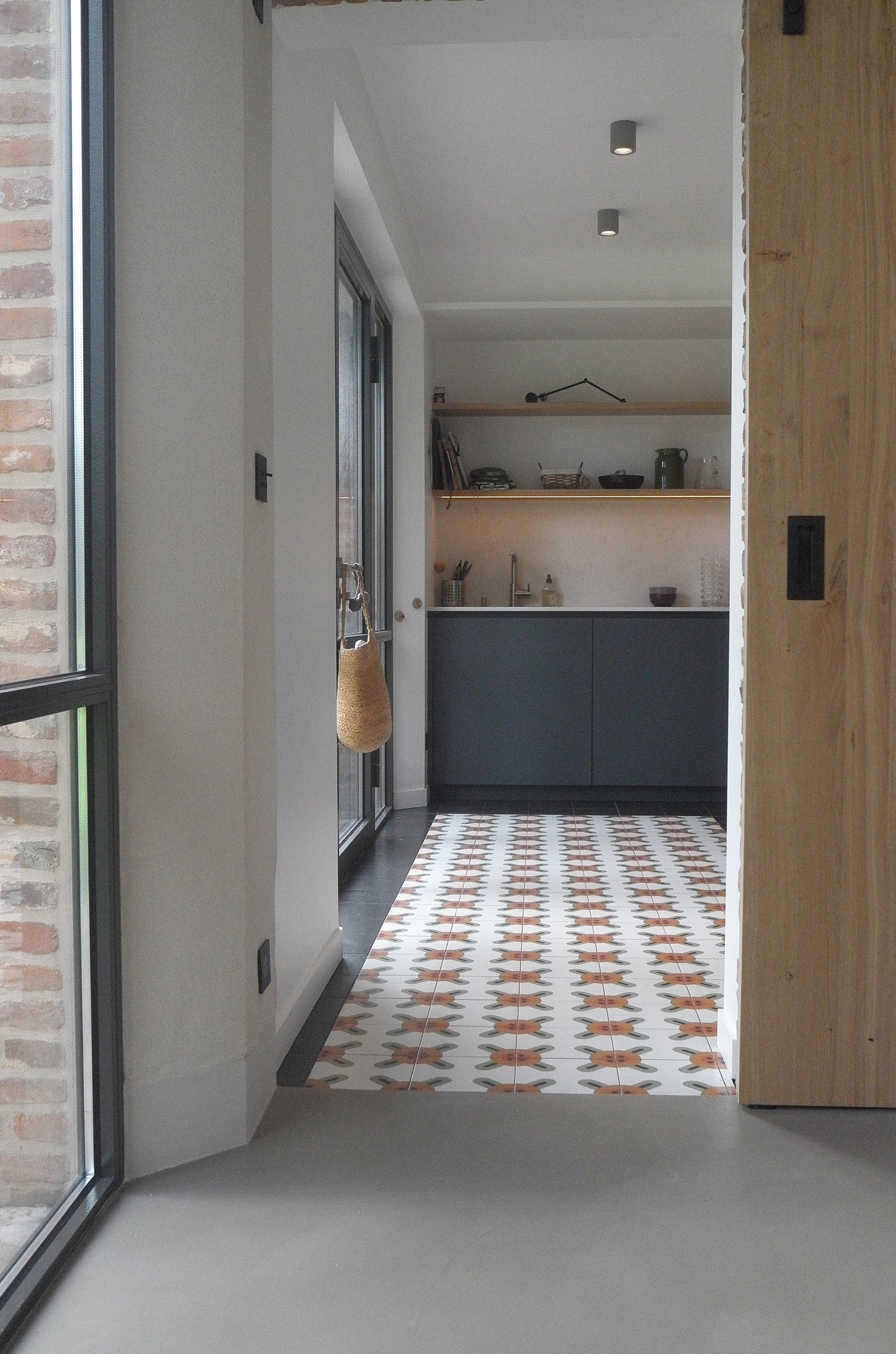 Construction d'une extension en briques de Saint-Jean près de Saint-Valéry-en-Caux